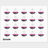Fancy zwart-witte Stickers (Vel)