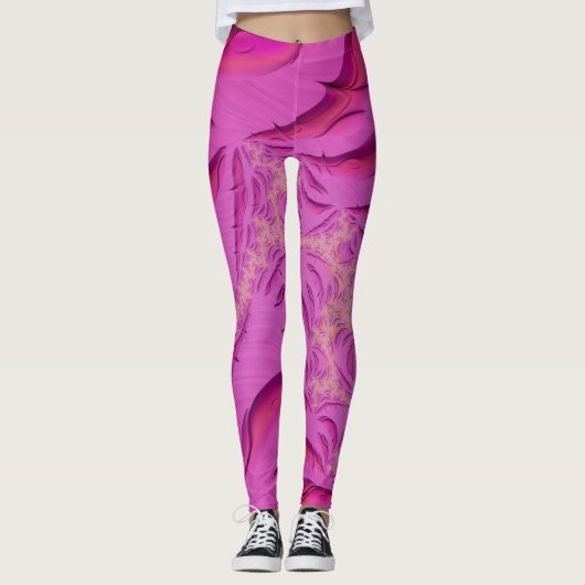 ~ FANDANGO Fractal Design Pattern ~ Original ~ Leggings (Voorkant)