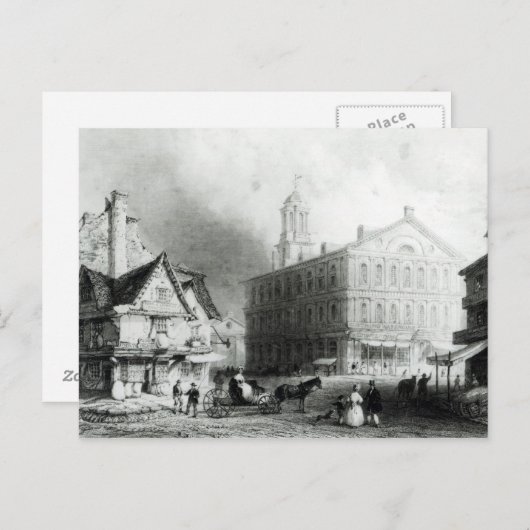 Faneuiel Hall, Boston Briefkaart (Voorkant / Achterkant)