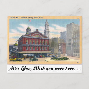 Faneuil Hall, Boston, Massachusetts Briefkaart