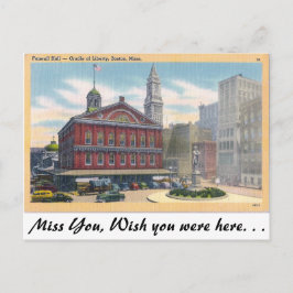 Faneuil Hall, Boston, Massachusetts Briefkaart