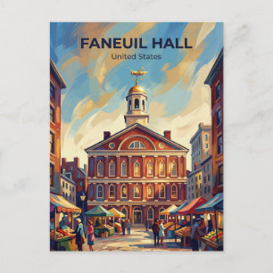 Faneuil Hall Massachusetts Briefkaart