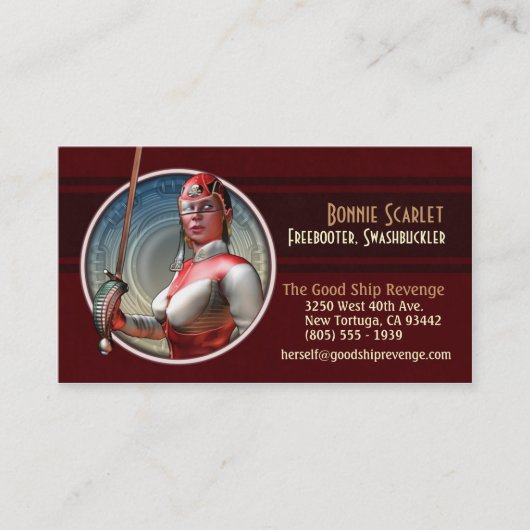 Fanfaron dans des cartes de visite de l'espace (Devant)