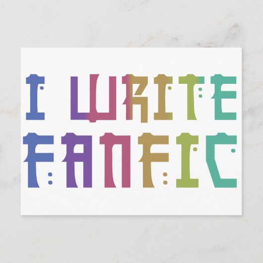 Fanfic Pride Briefkaart (Voorkant)