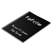 FanFiction-laptop Notitieboek (Linkerzijde)