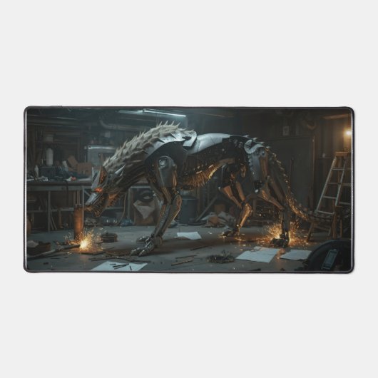 Fang en fer - Cyber Beast Gaming Mousepad (Recto)