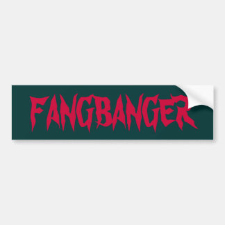 FANGBANGER BUMPERSTICKER