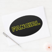 FANGIRL OVALE STICKER (Envelop)