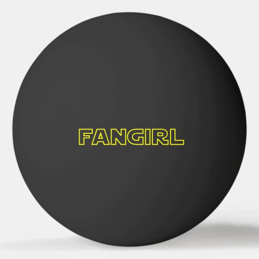 FANGIRL PINGPONGBALLEN (Voorkant)