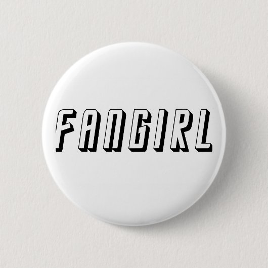 Fangirl Ronde Button 5,7 Cm (Voorkant)