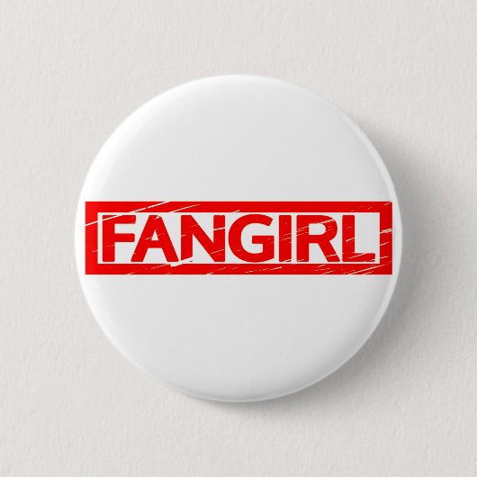 Fangirl Stamp Ronde Button 5,7 Cm (Voorkant)
