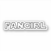 FANGIRL STICKER (Voorkant)