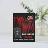Fango Tangos Vampire Nightclub Briefkaart (Staand voorkant)
