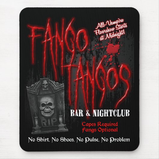 Fango Tangos Vampire Nightclub Muismat (Voorkant)
