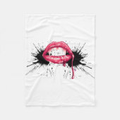 Fangs Splash Fleece Deken (Voorkant)