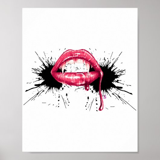 Fangs Splash Poster (Voorkant)