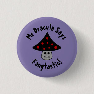 Fangtastische Button van paddenstoel