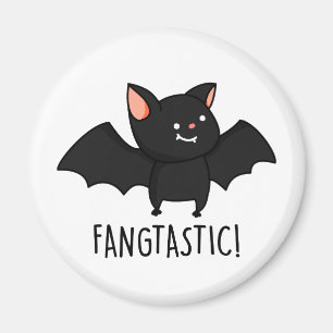 Fangtastische grappige Halloween-spreuk Magneet