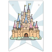 Fanions Bannière à bouquet d'anniversaire Fairytale Castle (Premier drapeau)