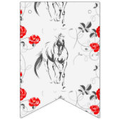 Fanions Bannière baroque à cheval (Troisième drapeau)