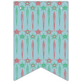 Fanions Bannière de Noël à queue d'hirondelle Mid Mod (Deuxième drapeau)