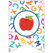 Fanions Bannière Retour À L'École (Premier drapeau)