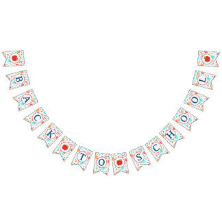 Fanions Bannière Retour À L'École