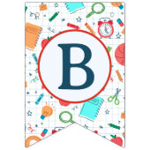 Fanions Bannière Retour À L'École (Deuxième drapeau)