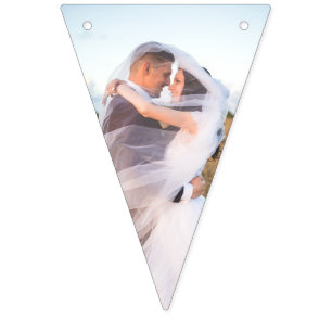Fanions Rose mariage Monogramme Bannière de mise à l'air l