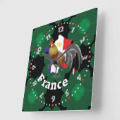 Fankreich - France Uhr Vierkante Klok (Hoek)