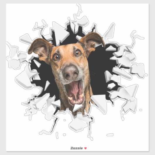 Fanny dog sticker (Vel)