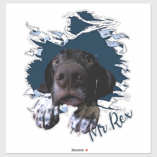 Fanny dog sticker (Vel)