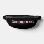 Fanny pack avec lettres rose GODdidDESS (Poser)