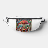 Fanny Pack : Design de champignons de Noël (Poser)