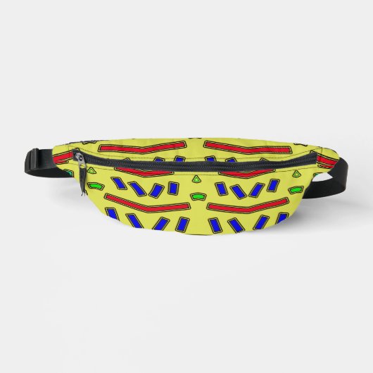 Fanny pack, Multicolor classique design continu Fa (Recto)