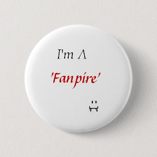 "fanpire" - vampier ronde button 5,7 cm