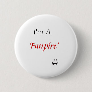 "fanpire" - vampier ronde button 5,7 cm