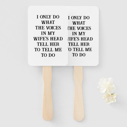 Fans Handwaaier (Voorkant en achterkant)