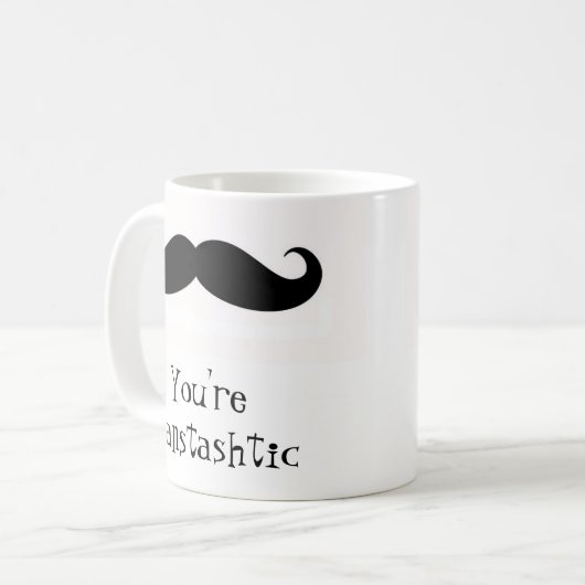 Fanstashtic Mustache Mok (Voorkant links)