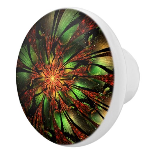 fansy fractal fleur ceramique bouton (Droite)