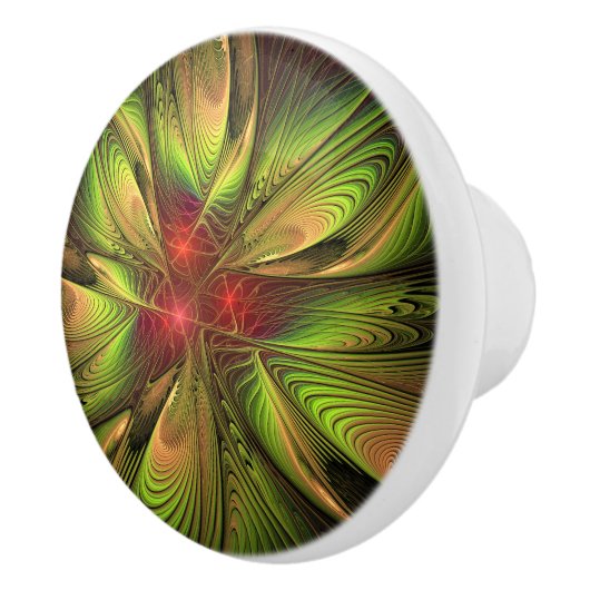 fansy fractal fleur ceramique bouton (Droite)