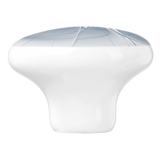 fansy fractal fleur ceramique bouton (Côté)