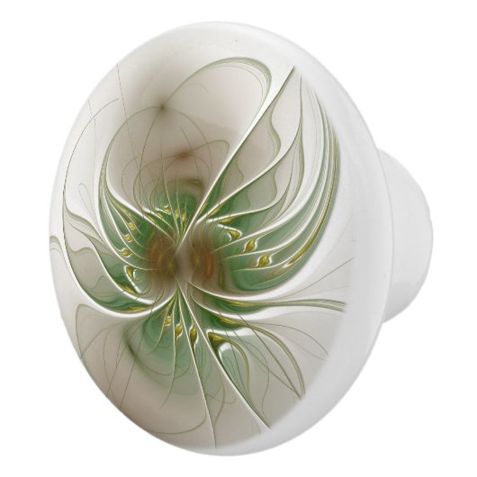 fansy fractal fleur ceramique bouton (Droite)