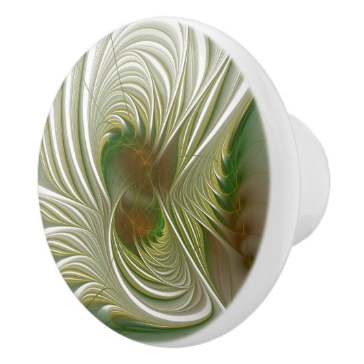 fansy fractal fleur ceramique bouton (Droite)