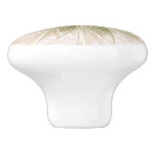 fansy fractal flower keramische knop (Zijkant)