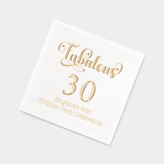 Fantabulous 30 (ou n'importe quel âge) Anniversair (Gauche)