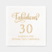 Fantabulous 30 (ou n'importe quel âge) Anniversair (Recto)