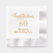 Fantabulous 60 (ou tout âge) Anniversaire (Recto)