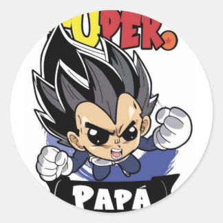 fantacîa del  hêroe de mi infancia ronde sticker
