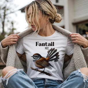 Fantail - Inheemse vogel van Nieuw-Zeeland T-shirt